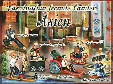 Оригинальный немецкий вкладыш серии Faszination fremde Lander Asien (2003)