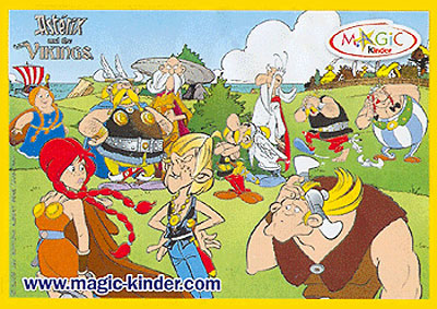 Европейский (нейтральный) вкладыш серии Asterix and the Vikings (2006)