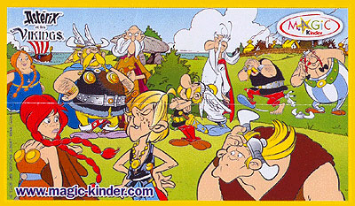 Французский вкладыш серии Asterix et les Vikings (2006)