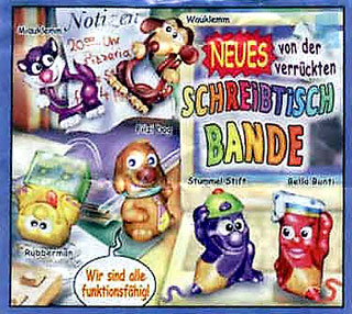 Оригинальный немецкий вкладыш серии Neues von der verruckten Schreibtisch Bande (2003)