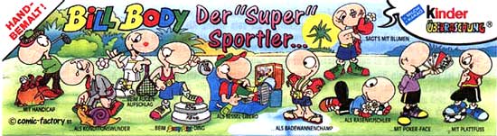 Немецкий вкладыш серии Bill Body der "Super" Sportler (1993)