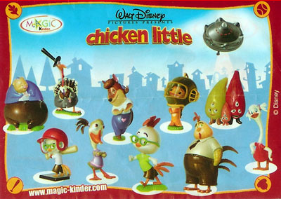Европейский вкладыш серии Chicken Little (2005)