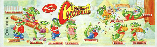 Итальянский вкладыш серии I Gagligardi Coccobulli (1995)