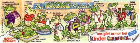 Оригинальный немецкий ыкладыш серии Die Kroko-Schule