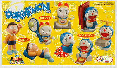 Оригинальный итальянский вкладыш серии Doraemon (2004)