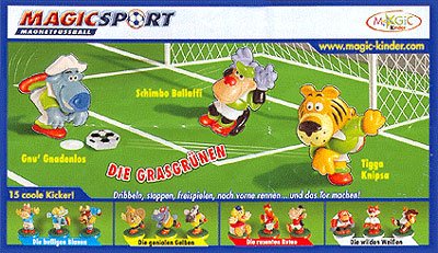 Оригинальный немецкий вкладыш серии Magicsport MagnetfuSball (2006)