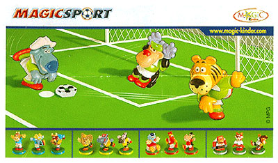 Европейский вкладыш серии Magicsport MagnetfuSball (2006)