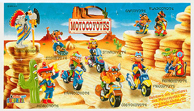 Французский вкладыш серии Motocoyote (2004)