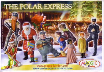 Европейский вкладыш серии The Polar Express (2004)