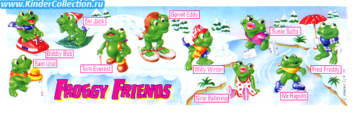 Вкладыш для восточно-европейской серии Froggy Friends (1997)