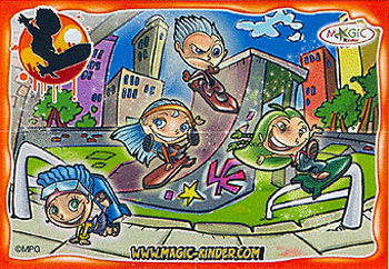 Вкладыш серии Skater Kids (2008, Kinder Joy)