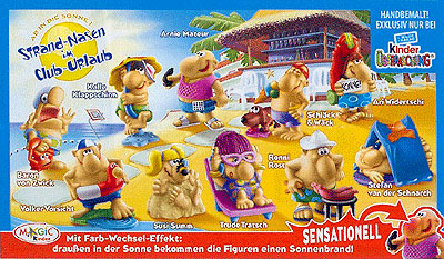 Оригинальный немецкий вкладыш серии Strand-Nasen im Club-Urlaub (2007)