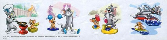 Немецкий вкладыш серии Tom and Jerry (2003)