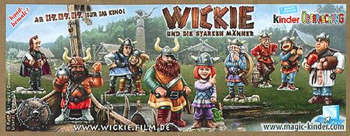 Оригинальный немецкий вкладыш серии Wickie (2009)