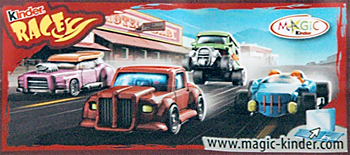 Нейтральный европейский вкладыш к серии сборных игрушек Roadster Racer DE 065-068 (2009)