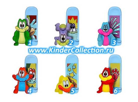 Серия сборных игрушек Kroko Fun UN 365-370 (2010, Европа)