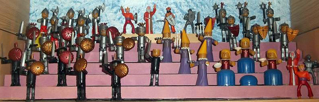 Основные и вариантные игрушки серии Das Ritterfest von Freudenberg